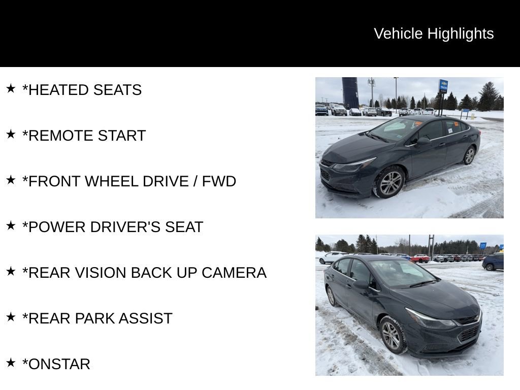 Used 2018 Chevrolet Cruze LT w/ LT Convenience Package image 4