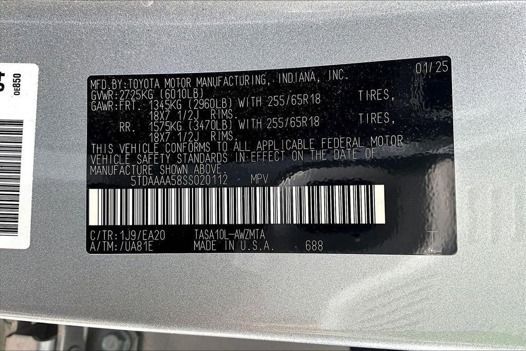 Used 2025 Toyota Grand Highlander FWD image 43