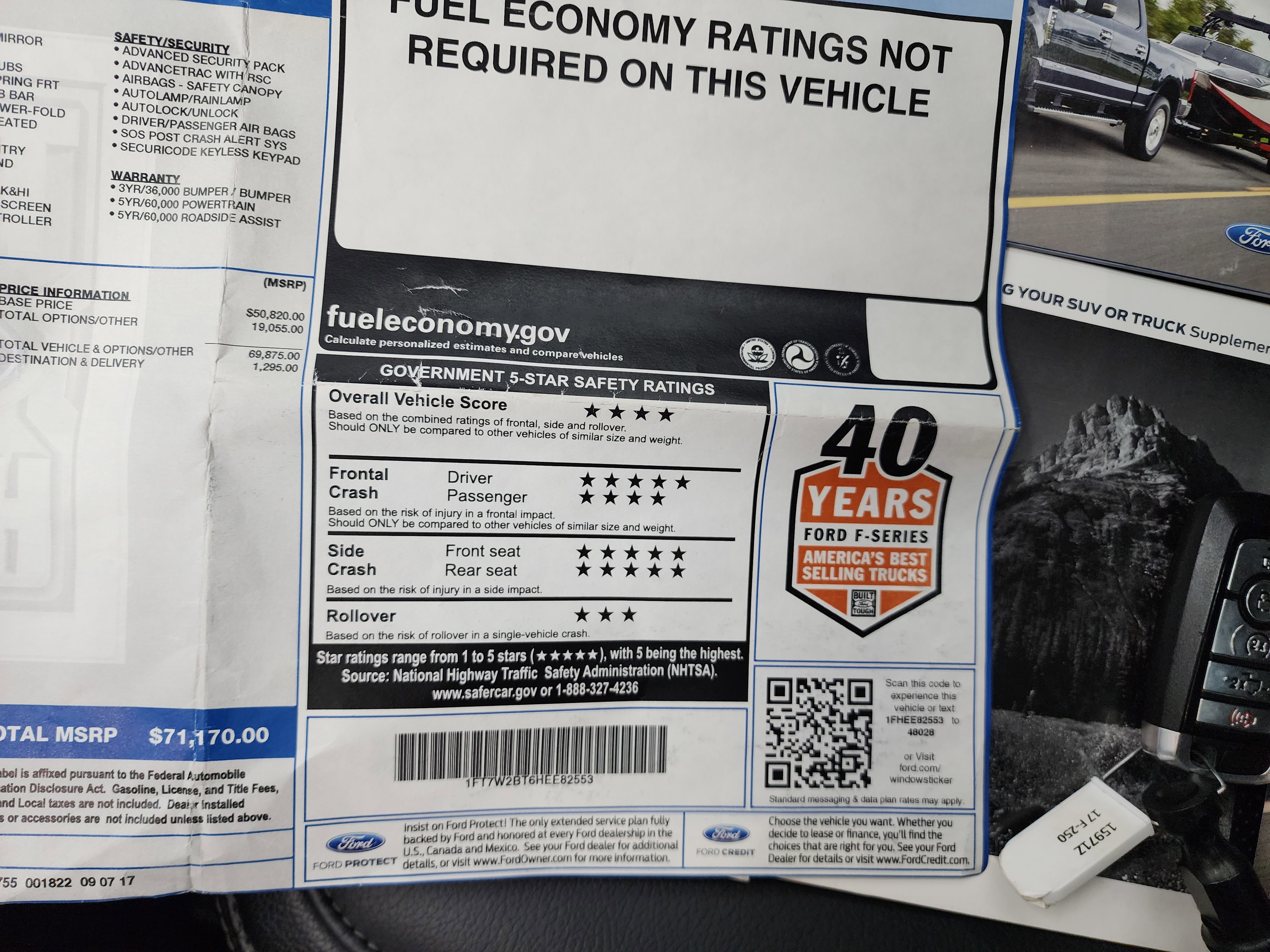 Used 2017 Ford F250 Lariat w/ Lariat Ultimate Package image 53