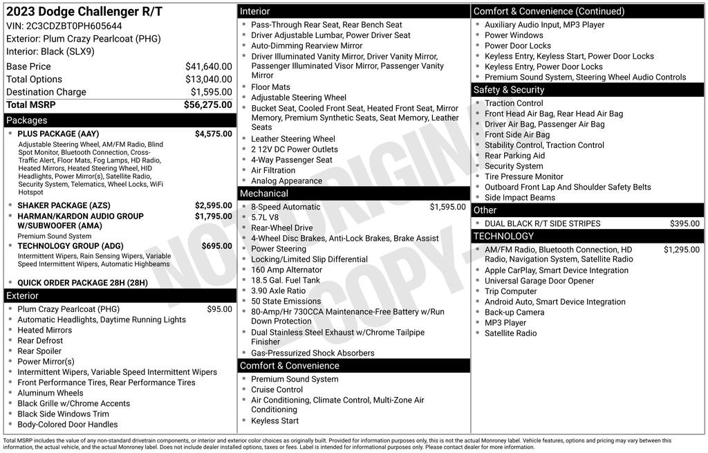 Used 2023 Dodge Challenger R/T w/ Plus Package image 9