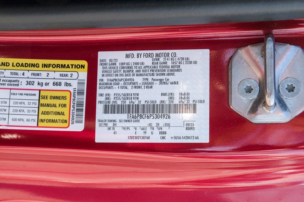 Used 2023 Ford Mustang GT Premium w/ Ford Safe & Smart Package RWD image 56