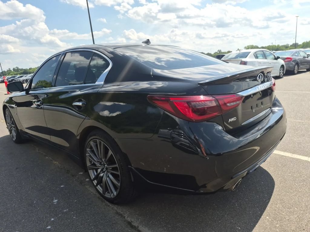 Used 2018 INFINITI Q50 Red Sport 400 w/ Proactive Package AWD/4WD image 2