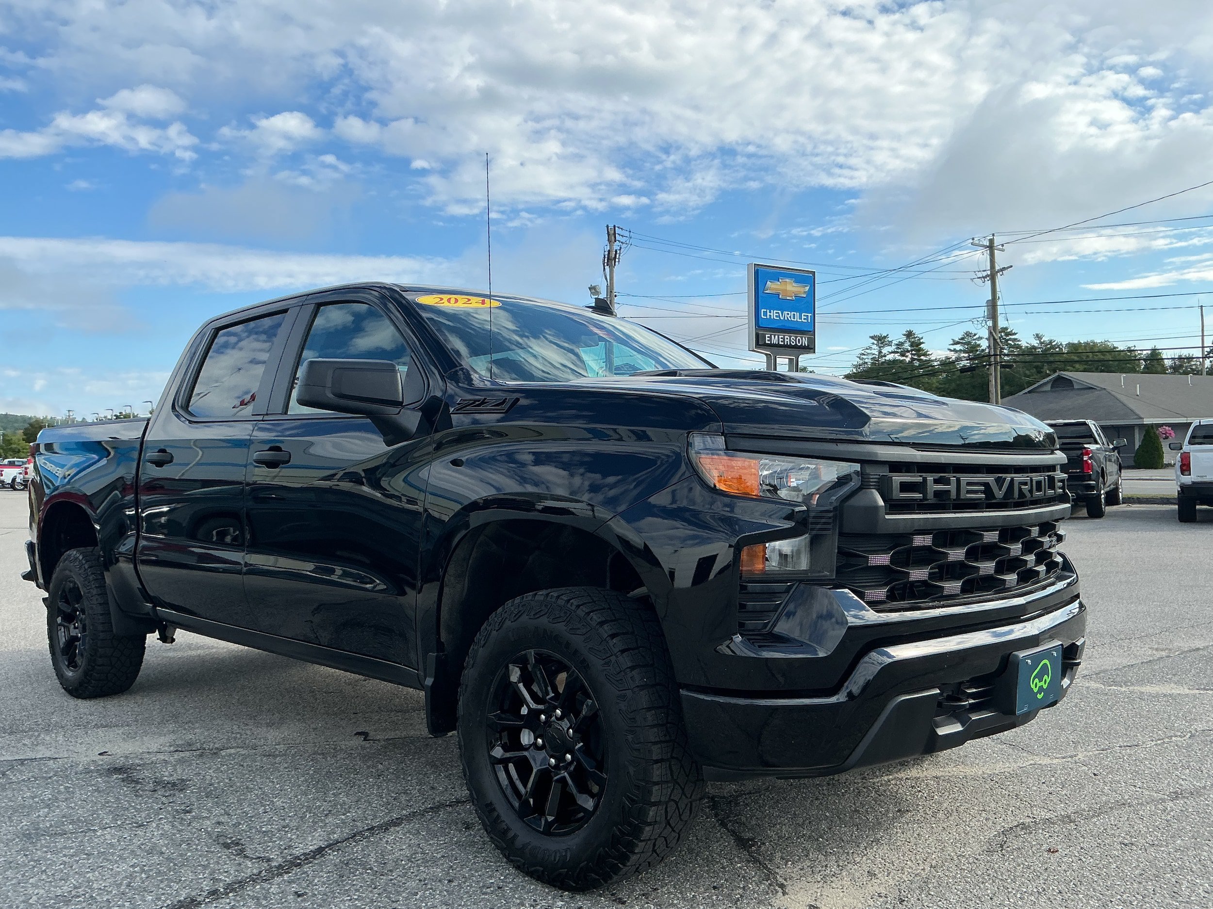 Certified 2024 Chevrolet Silverado 1500 Custom Trail Boss w/ Dark Appearance Package AWD/4WD image 3