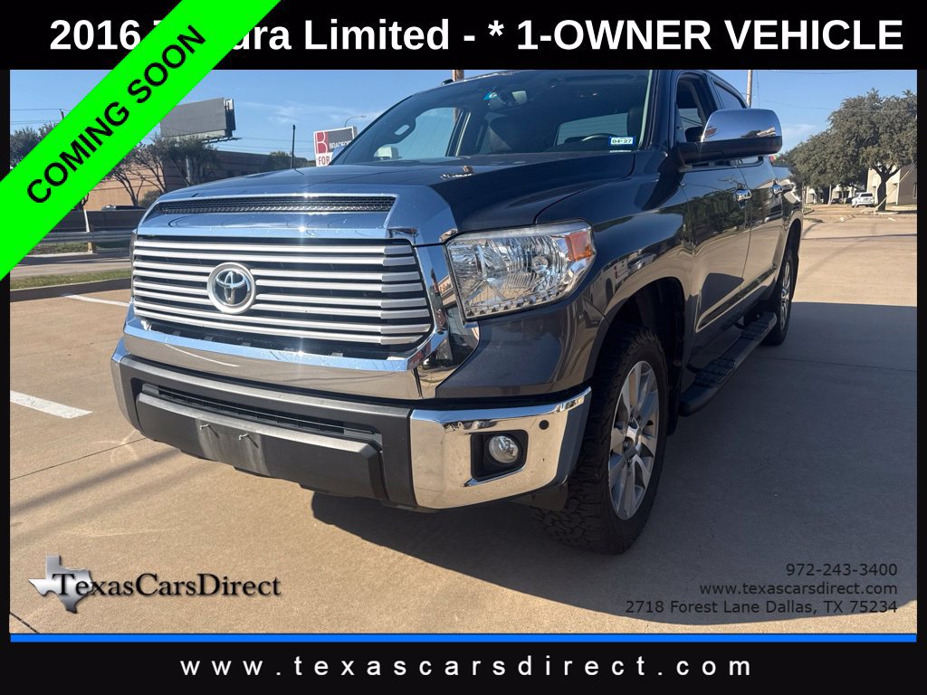 Used 2016 Toyota Tundra Limited w/ Limited Premium Package