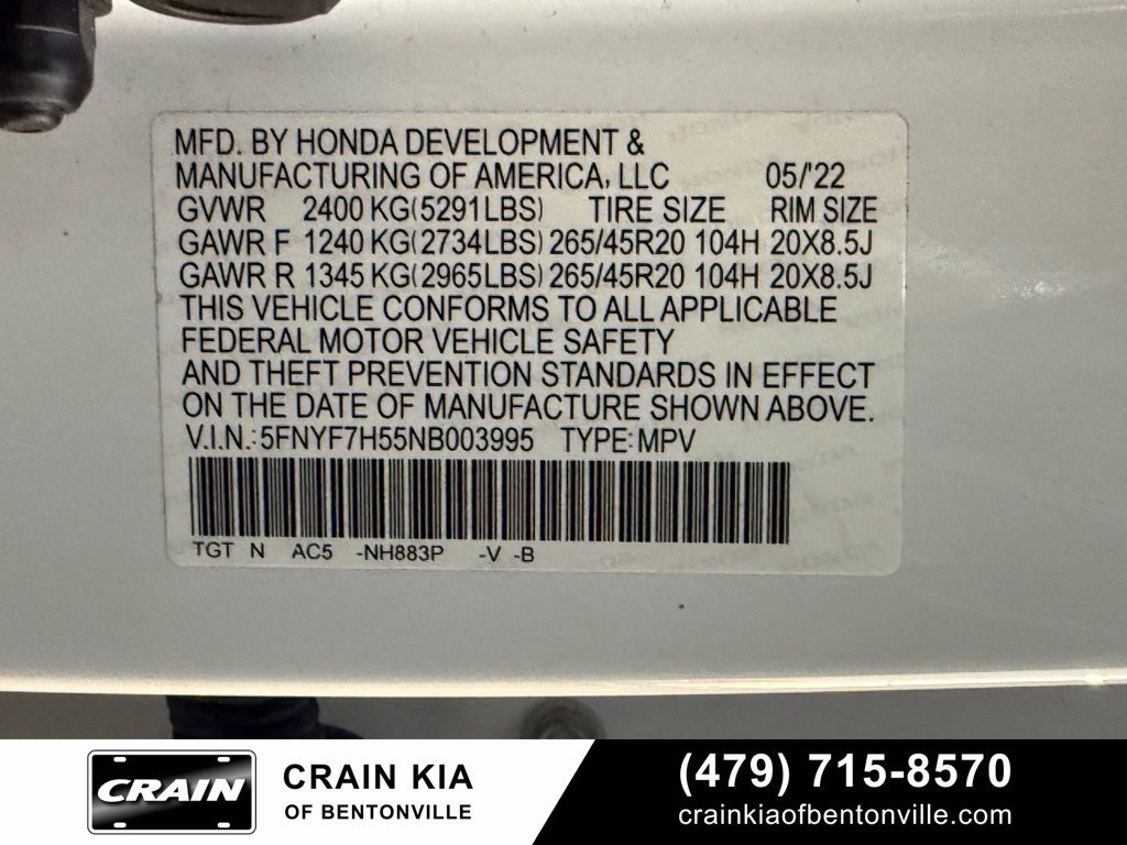 Used 2022 Honda Passport EX-L image 35