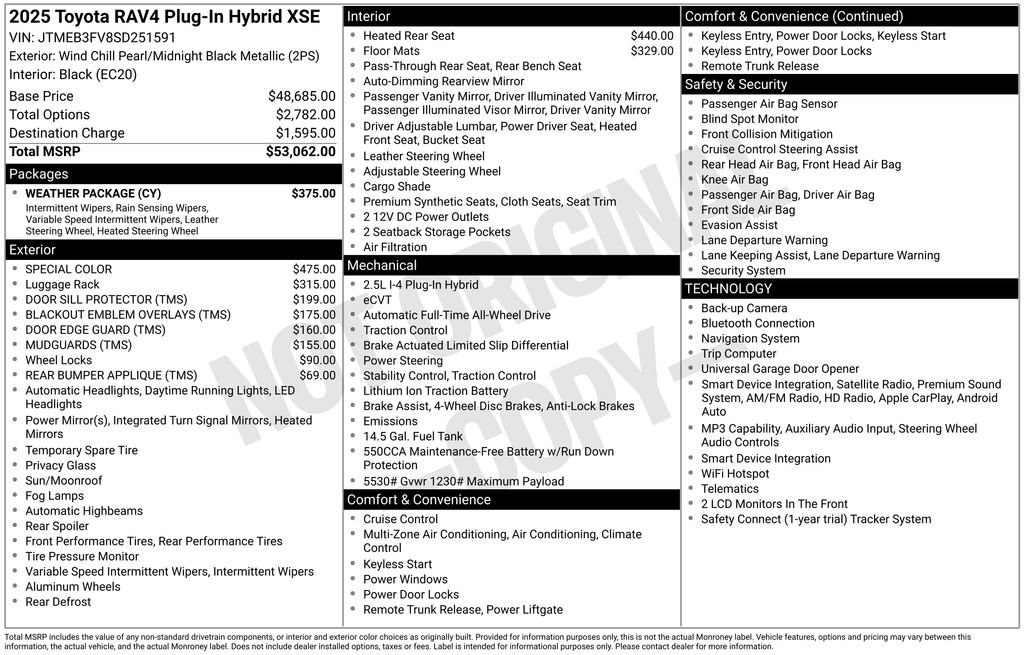 Certified 2025 Toyota RAV4 XSE w/ Weather Package AWD/4WD image 61