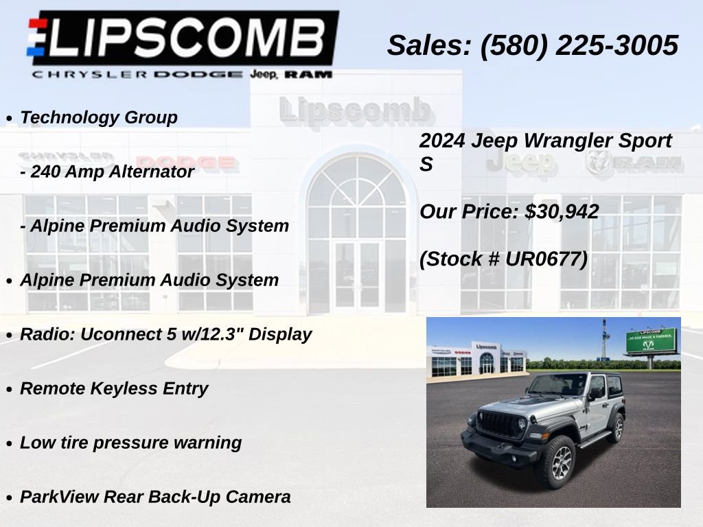 Used 2024 Jeep Wrangler Sport S image 10