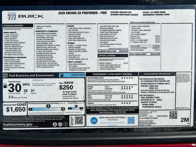 New 2026 Buick Encore GX Preferred w/ Comfort Package image 21