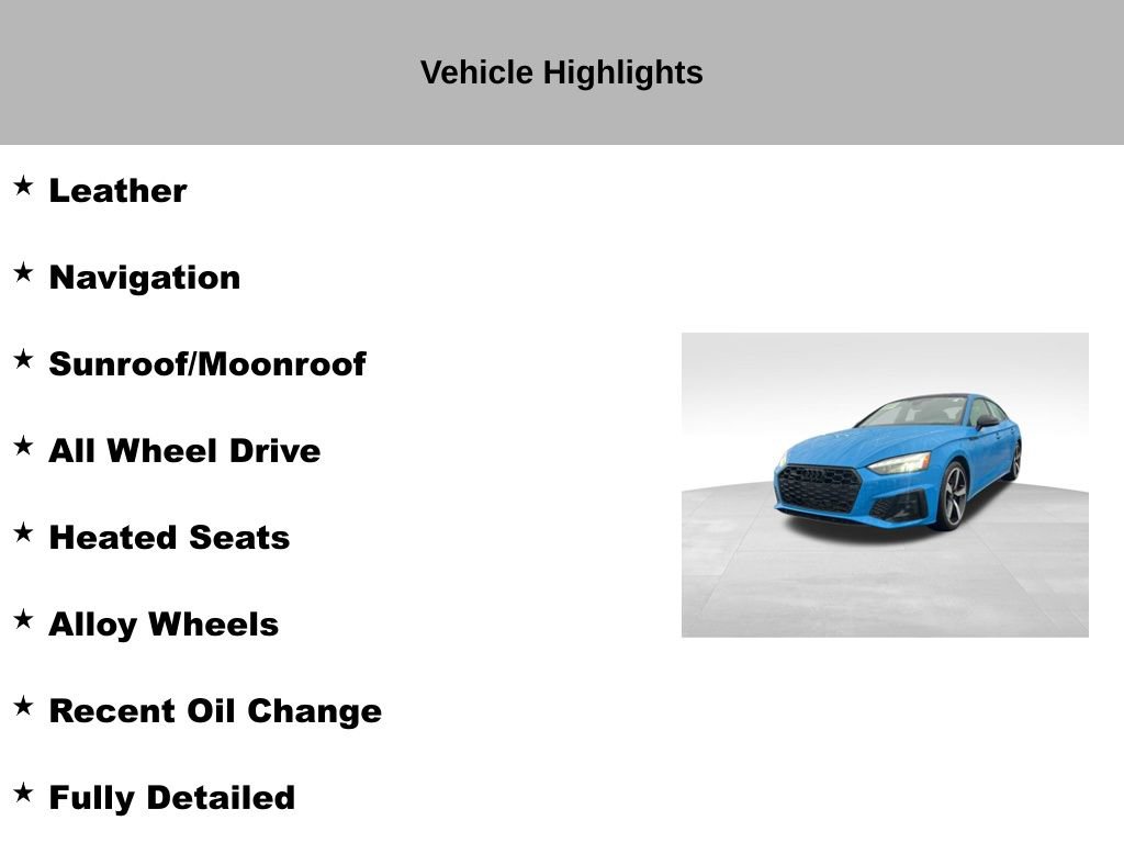 Used 2022 Audi A5 2.0T Premium Plus w/ Premium Plus image 9