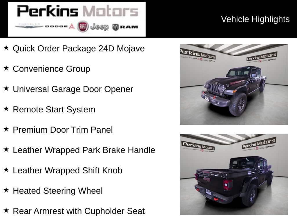 New 2026 Jeep Gladiator Mojave AWD/4WD image 24
