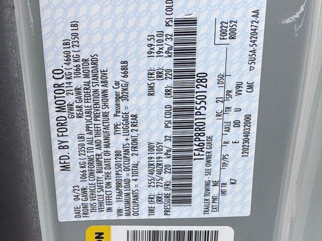 Used 2023 Ford Mustang Mach 1 w/ Equipment Group 700A image 46