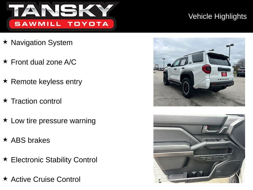 Certified 2026 Toyota 4Runner TRD Sport Premium AWD/4WD image 9