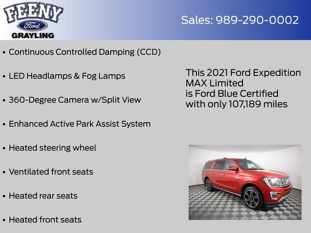 Used 2021 Ford Expedition Max Limited AWD/4WD image 24