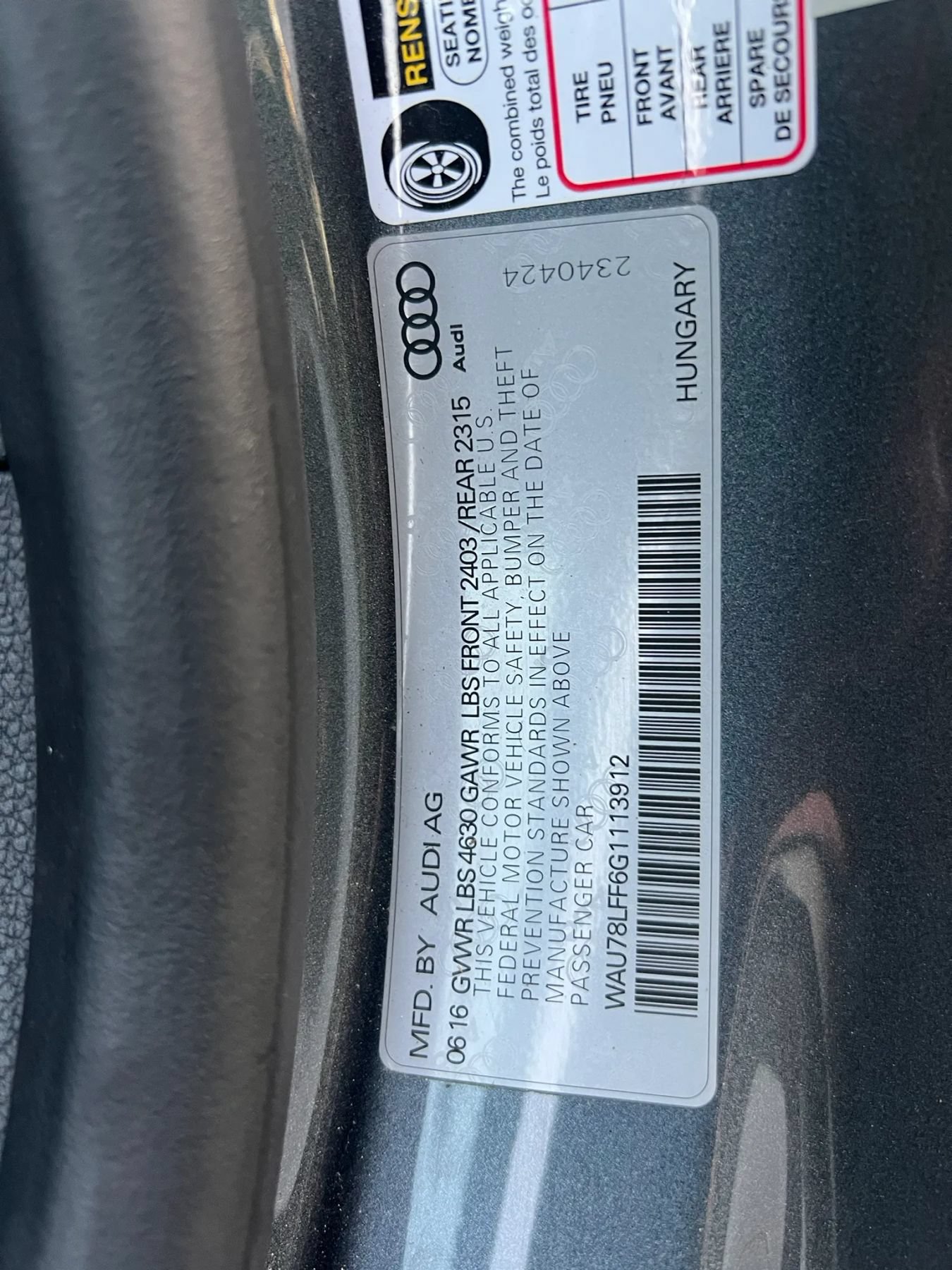 Used 2016 Audi A3 2.0T Premium AWD/4WD image 54