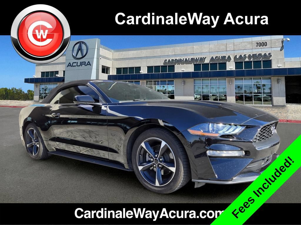 Used 2021 Ford Mustang Convertible w/ Equipment Group 101A RWD image 1