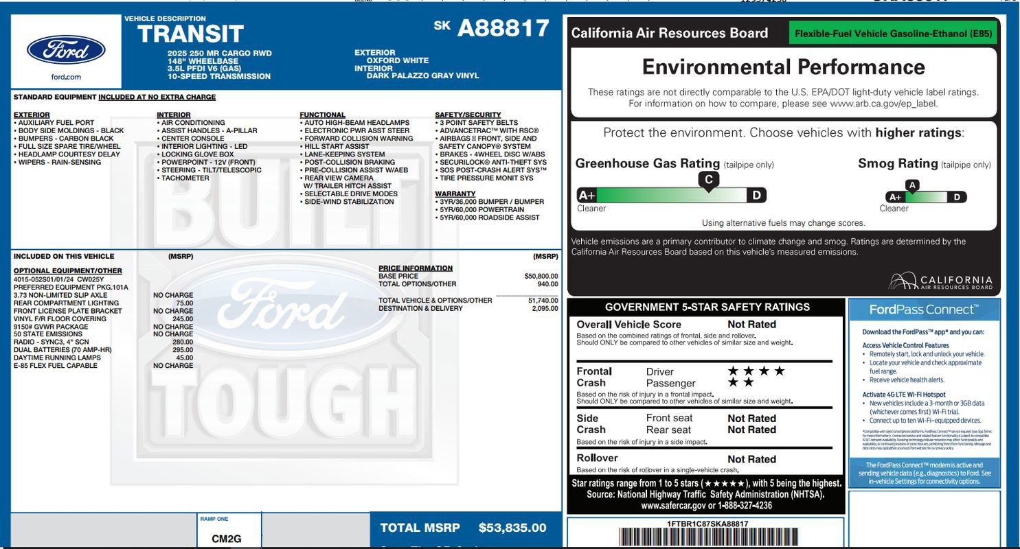 Used 2025 Ford Transit 250 Medium Roof RWD image 9