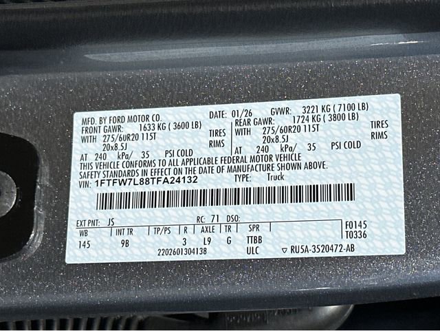 New 2026 Ford F150 Platinum w/ Equipment Group 700A Standard AWD/4WD image 45