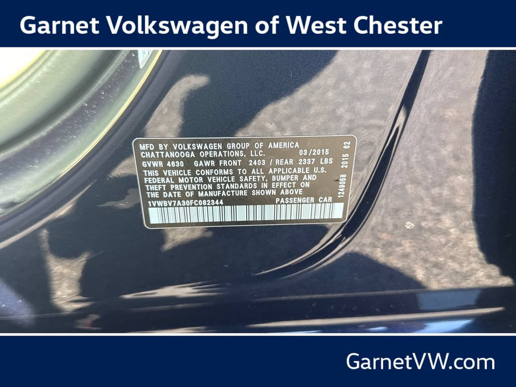 Used 2015 Volkswagen Passat TDI SE FWD image 15