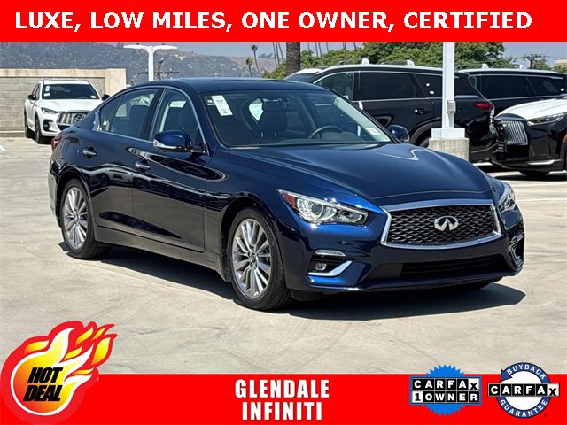 Used 2024 INFINITI Q50 Luxe w/ Cargo Package image 1