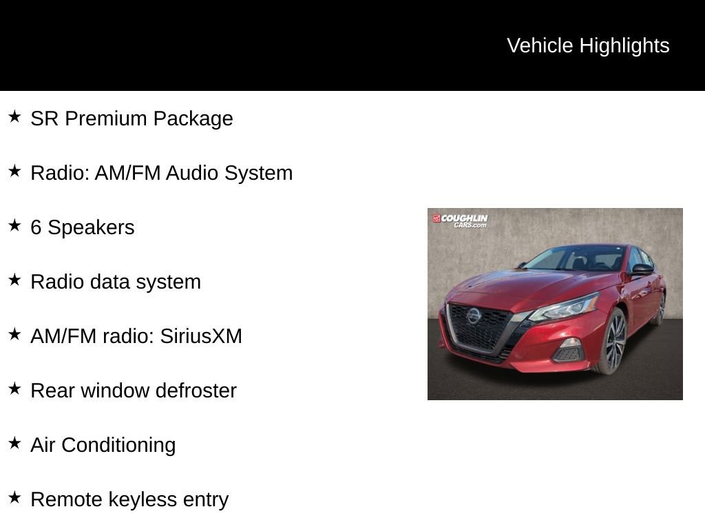 Used 2021 Nissan Altima 2.5 SR w/ SR Premium Package image 2