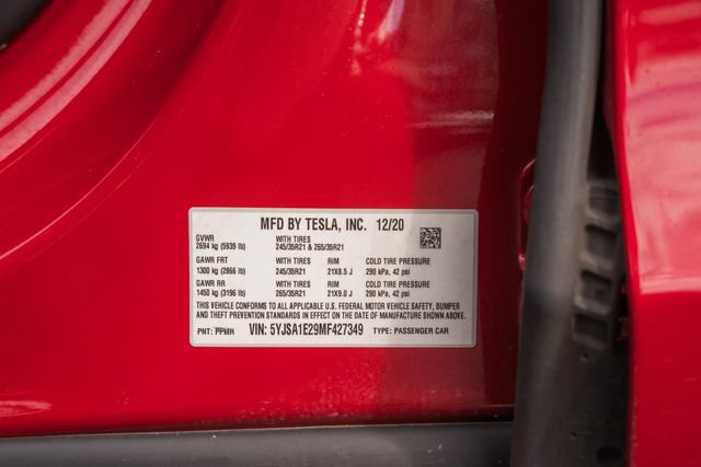 Used 2021 Tesla Model S Long Range AWD/4WD image 37