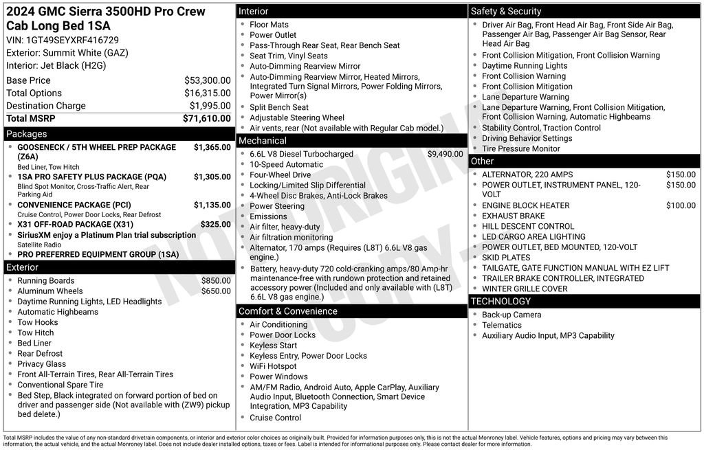 Certified 2024 GMC Sierra 3500 Pro image 4