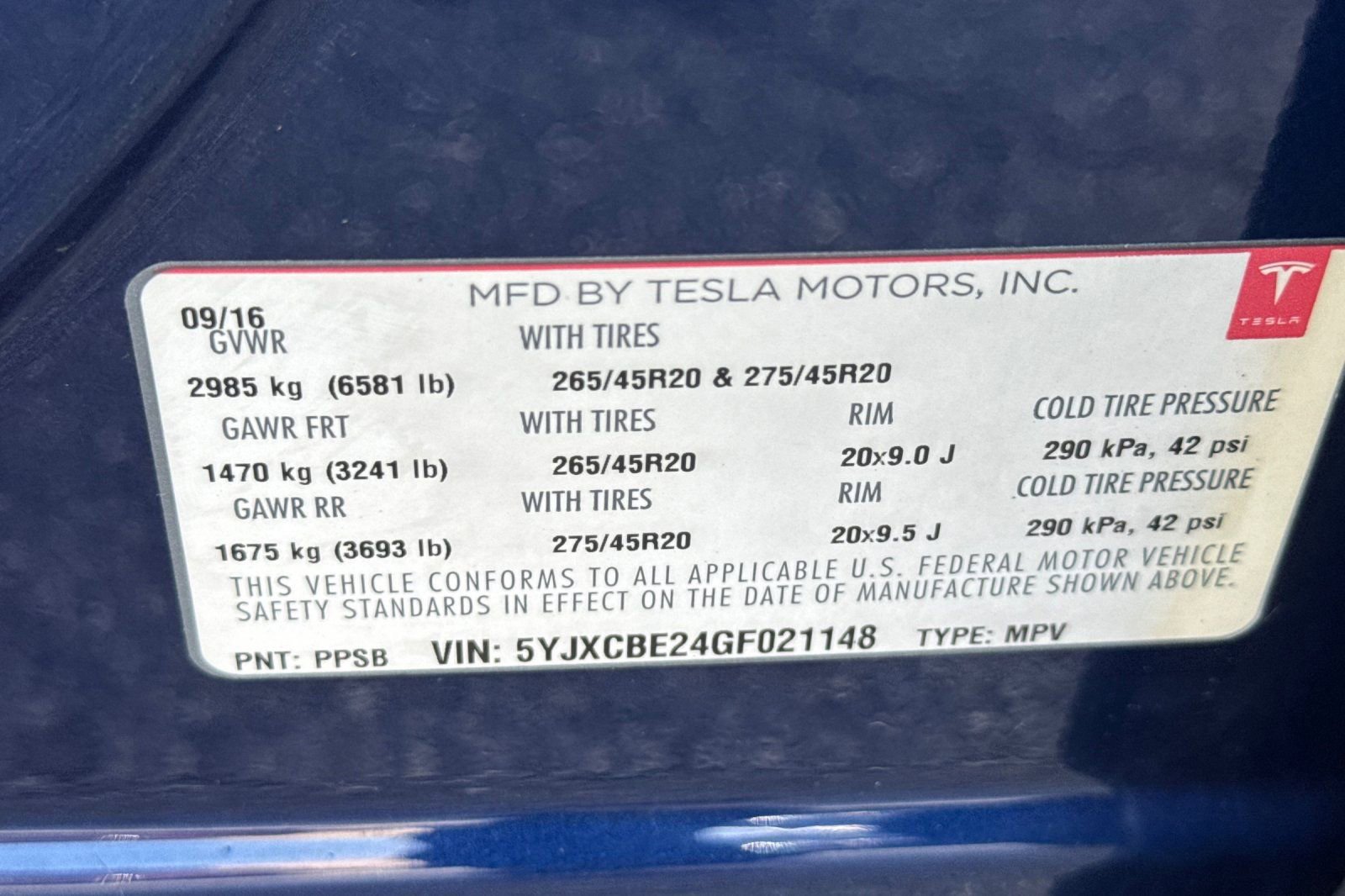 Used 2016 Tesla Model X 90D AWD/4WD image 29