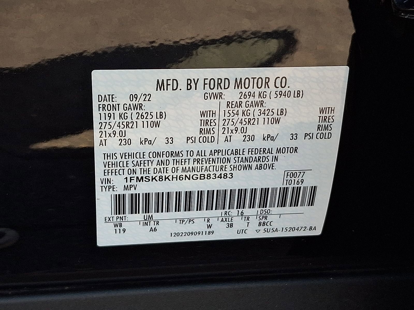 Used 2022 Ford Explorer ST-Line w/ Class IV Trailer Tow Package image 29