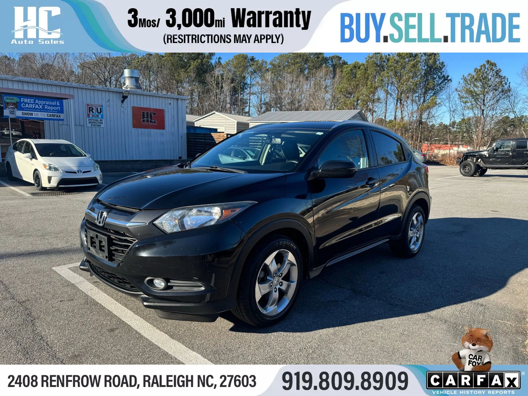 Used 2016 Honda HR-V EX-L image 1