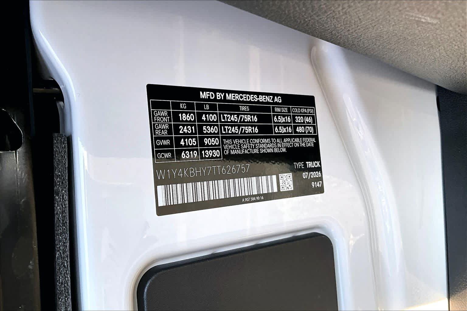 New 2026 Mercedes-Benz Sprinter 2500 image 12