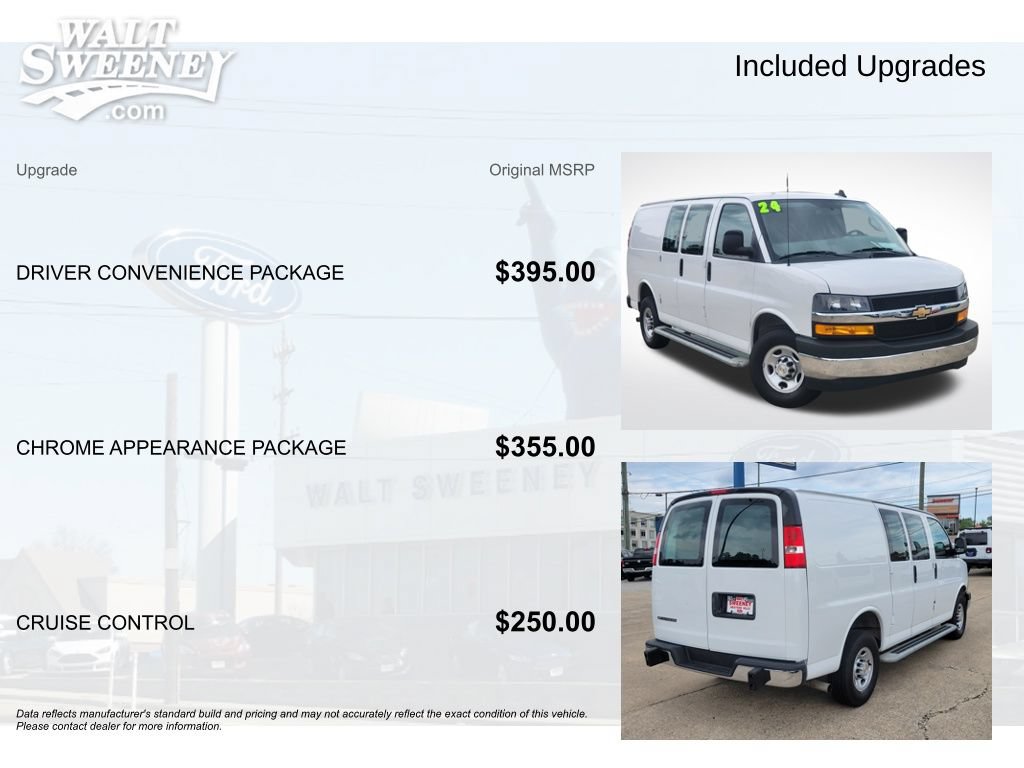 Used 2024 Chevrolet Express 2500 w/ Driver Convenience Package RWD image 11