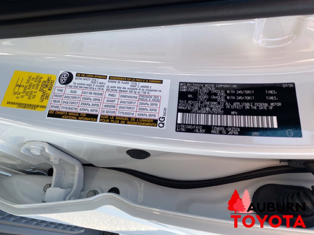 New 2026 Toyota 4Runner SR5 AWD/4WD image 25