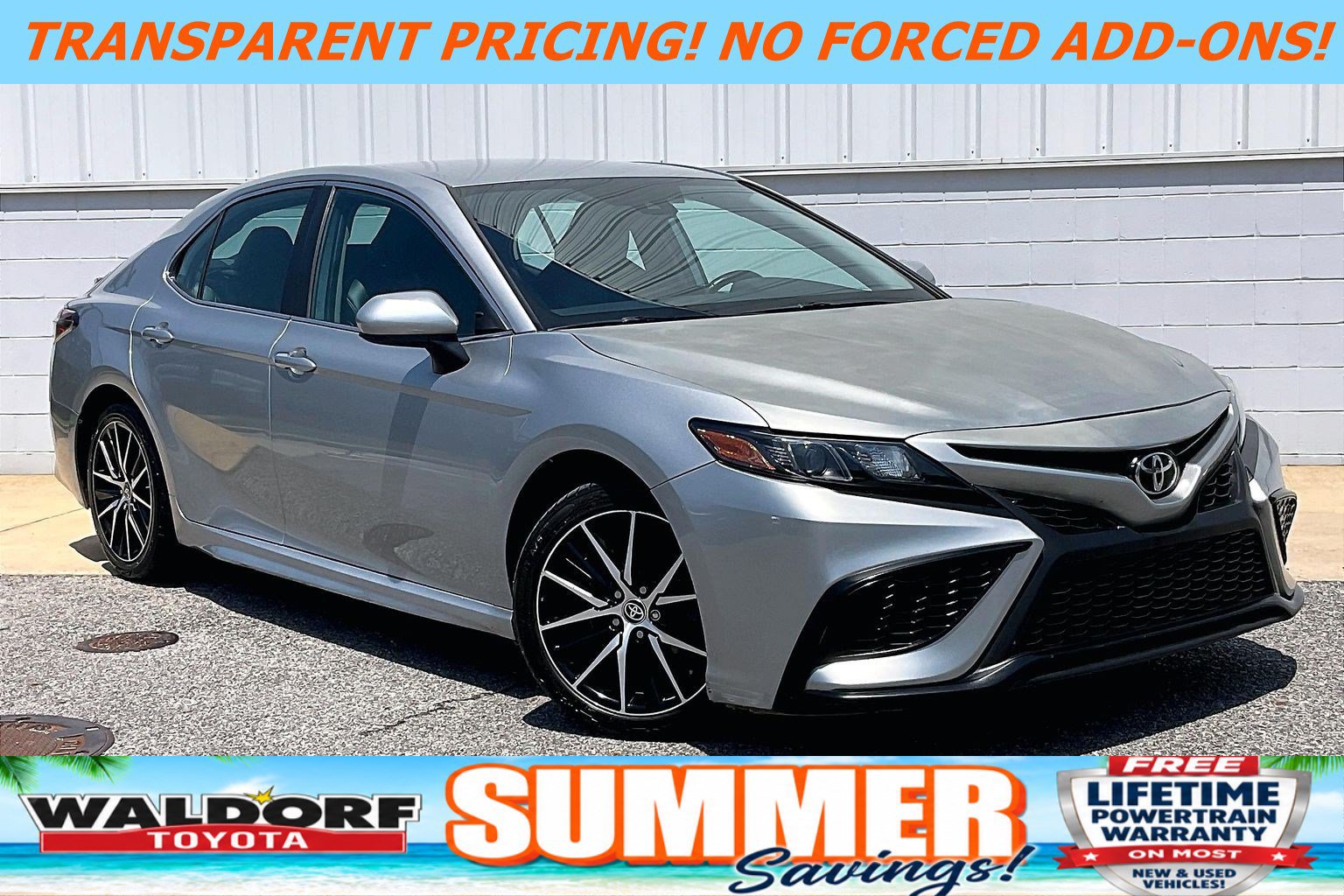 Used 2021 Toyota Camry SE FWD image 1