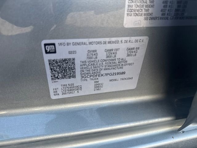 Used 2023 Chevrolet Silverado 1500 LT Trail Boss w/ LPO, Dark Essentials Package image 33