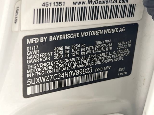 Used 2017 BMW X3 sDrive28i RWD image 26