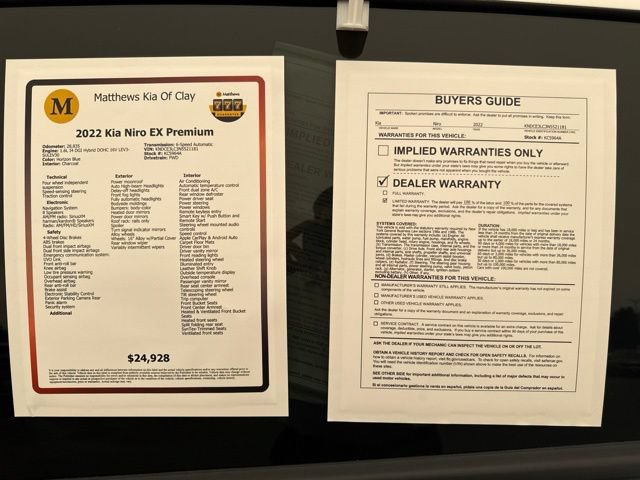 Certified 2022 Kia Niro EX Premium FWD image 15