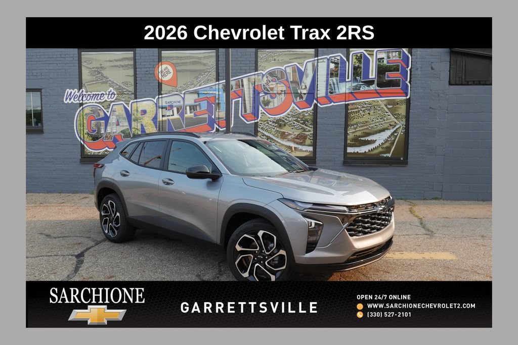 New 2026 Chevrolet Trax RS w/ Sunroof Package FWD video 1