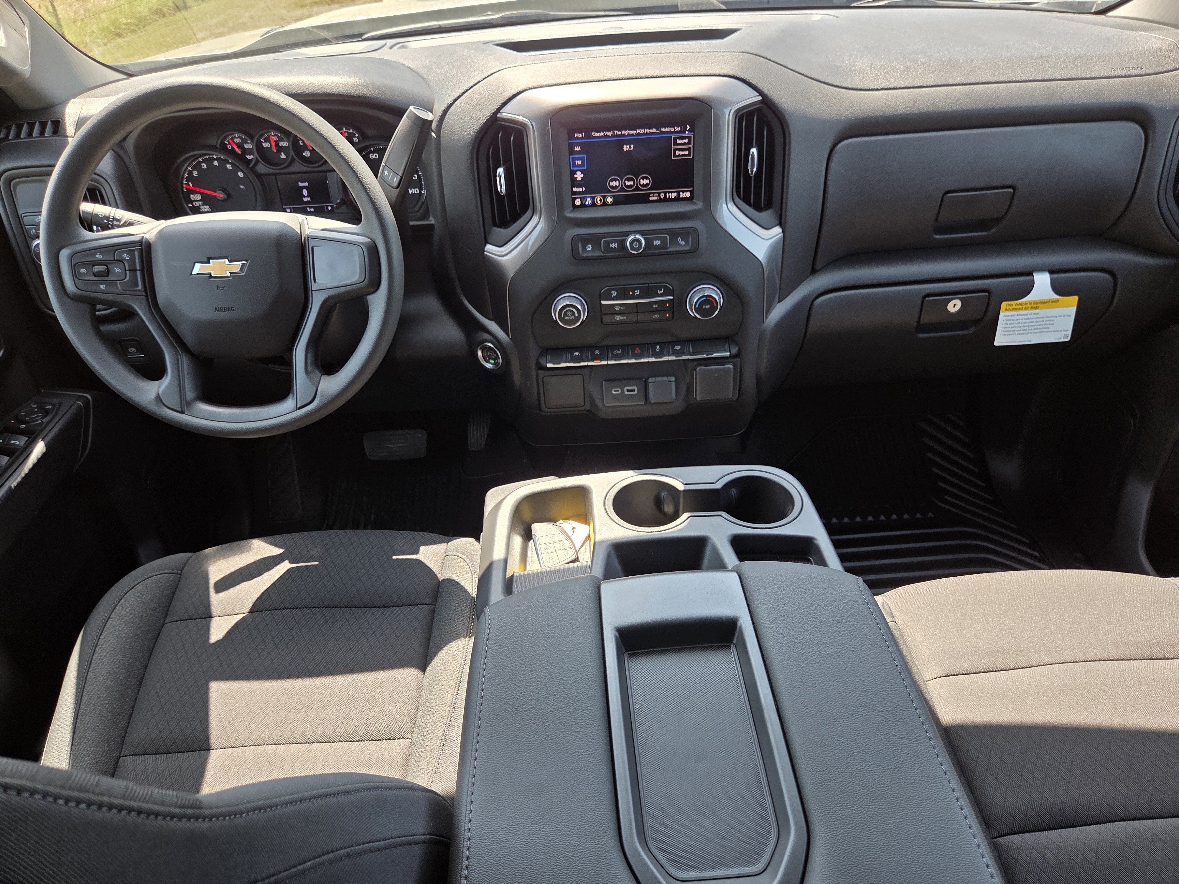 New 2026 Chevrolet Silverado 1500 Custom w/ Turbomax Blackout Package RWD image 8