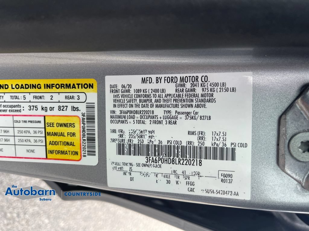 Used 2020 Ford Fusion SE FWD image 28