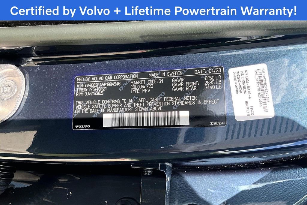 Used 2023 Volvo XC90 B6 Ultimate w/ Protection Package Premier AWD/4WD image 46