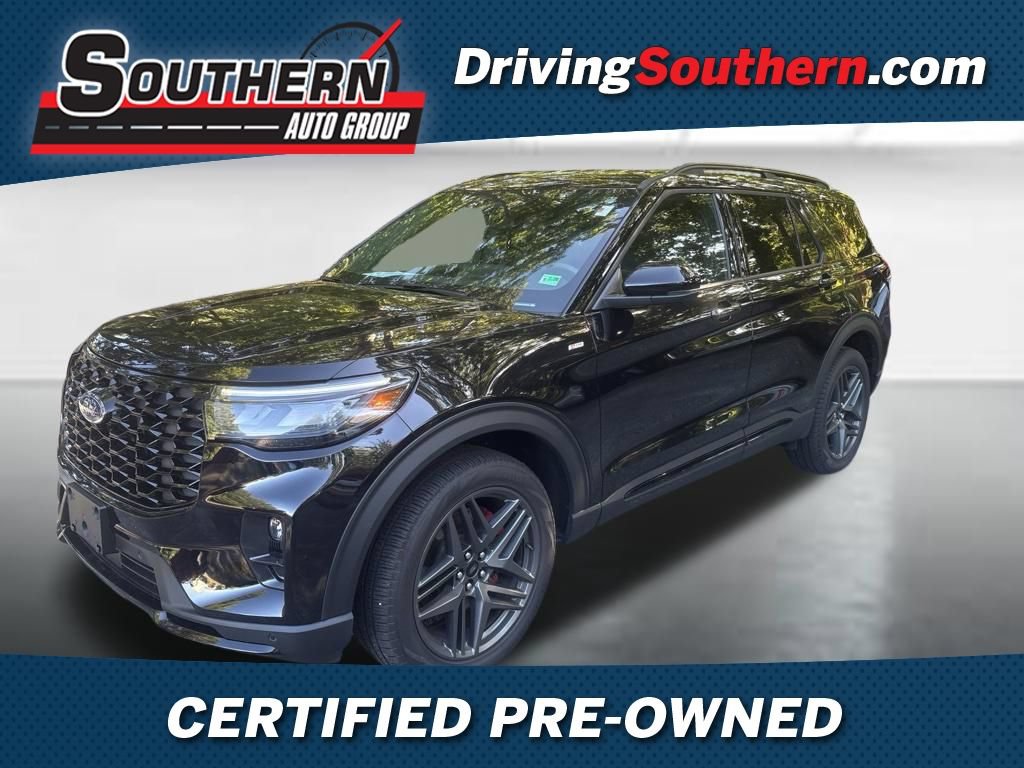 Certified 2025 Ford Explorer ST-Line w/ ST-Line Street Pack AWD/4WD 360° Tour