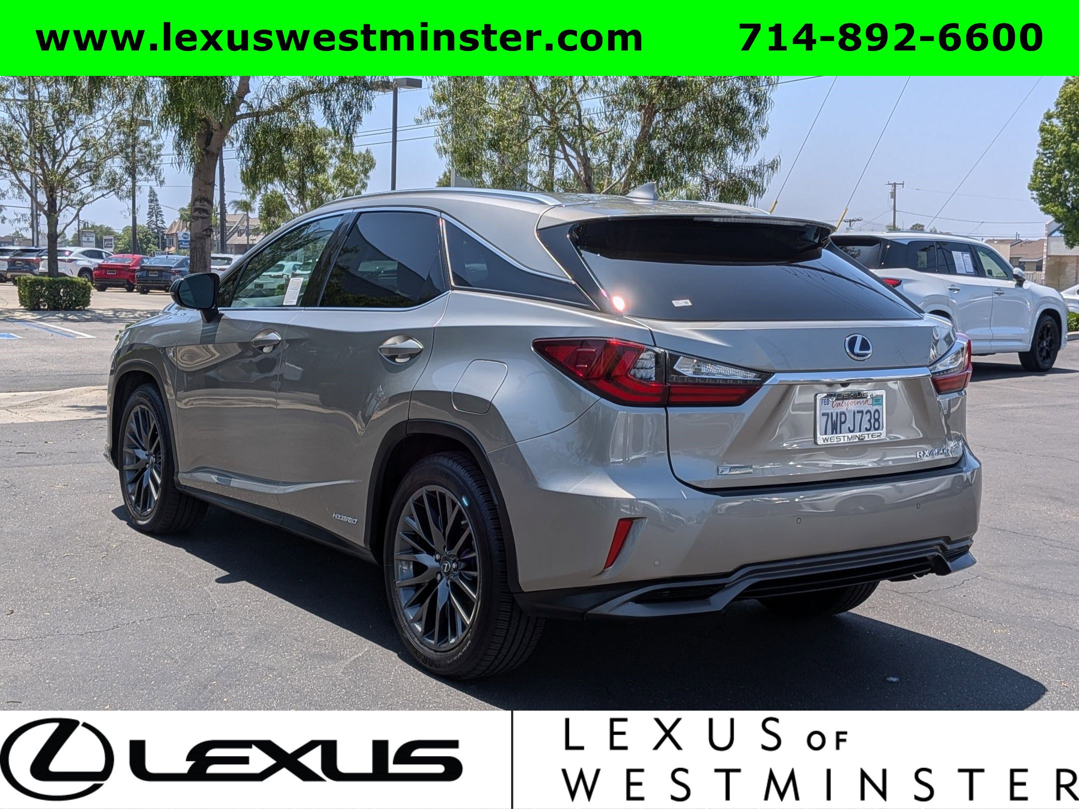 Used 2017 Lexus RX 450h F Sport w/ Accessory Package AWD/4WD image 11