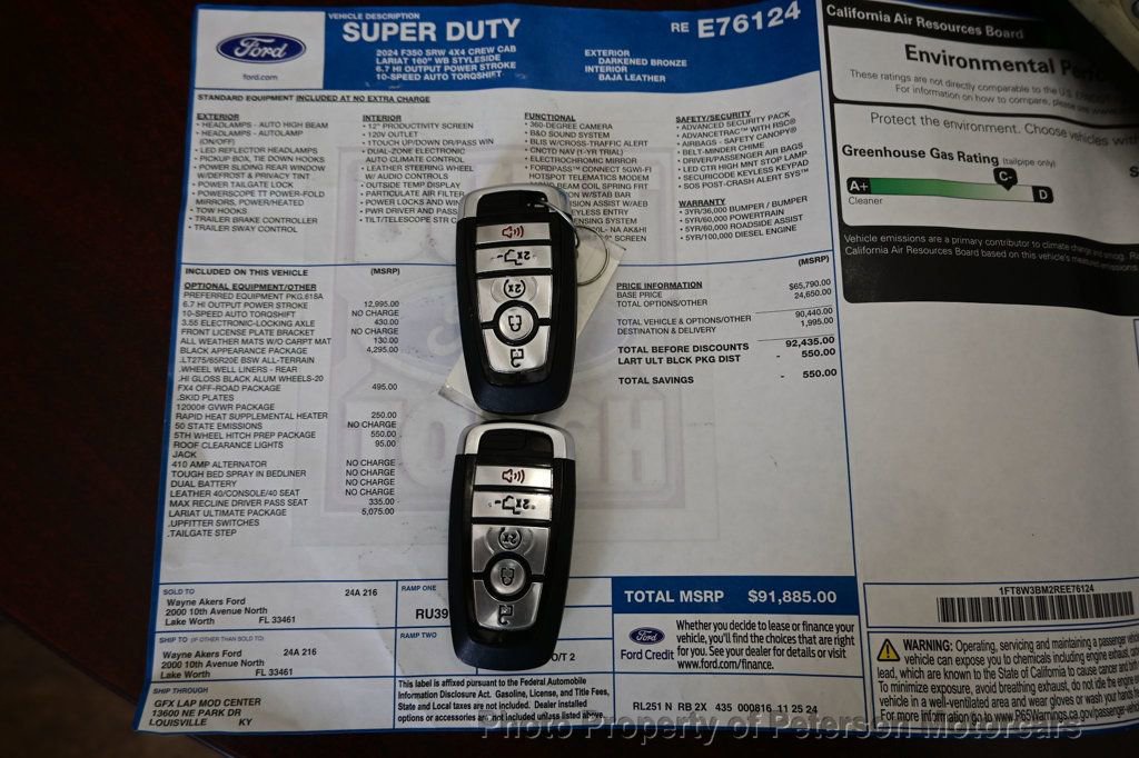 Used 2024 Ford F350 Lariat w/ Lariat Ultimate Package image 73
