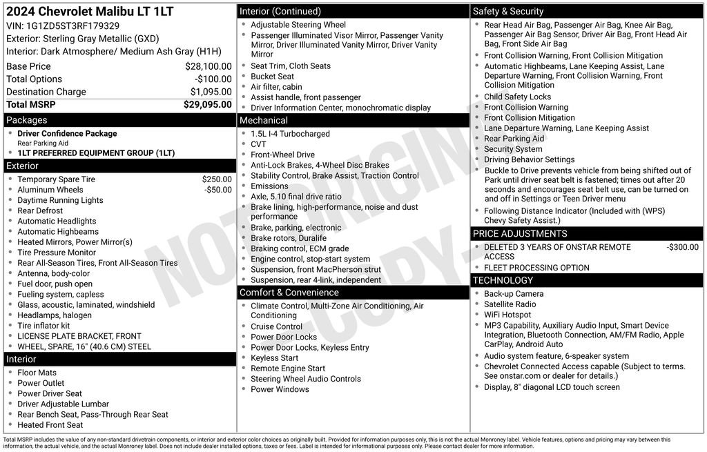 Used 2024 Chevrolet Malibu LT FWD image 6