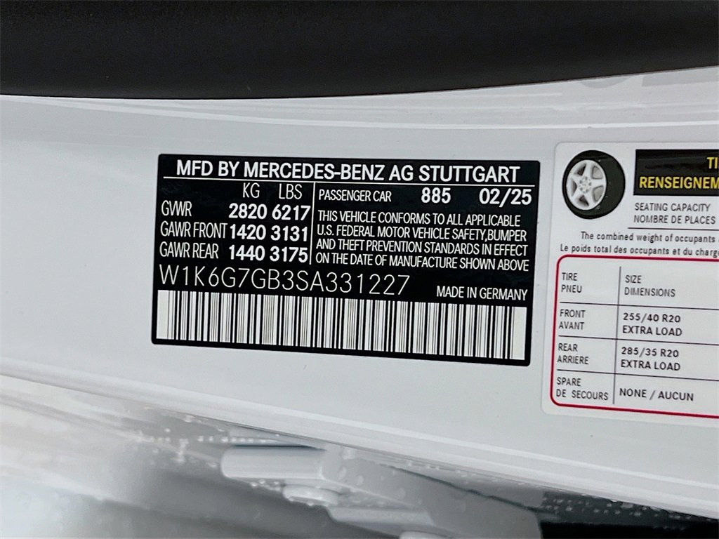 New 2025 Mercedes-Benz S 580 4MATIC Sedan image 36