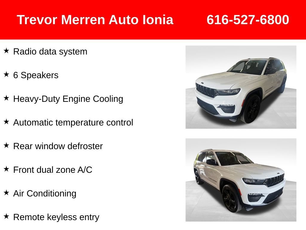 Used 2024 Jeep Grand Cherokee Limited w/ Black Appearance Package AWD/4WD image 38