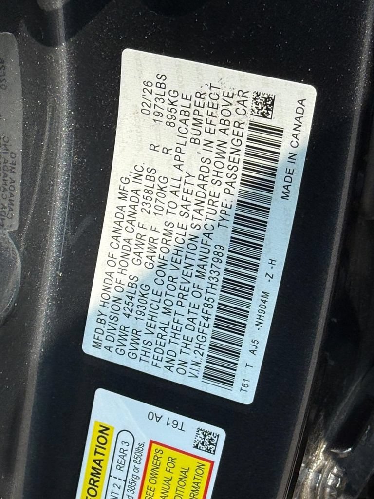 Used 2026 Honda Civic Sport Touring image 32