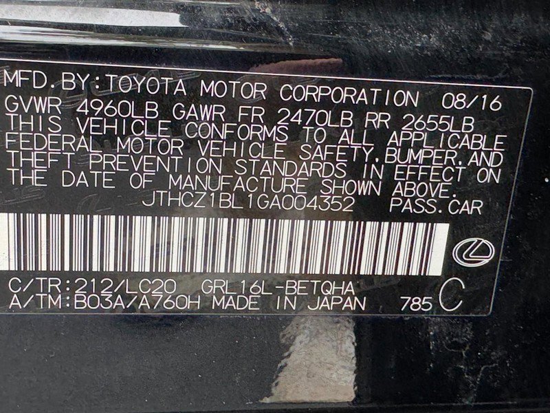 Used 2016 Lexus GS 350 AWD image 28