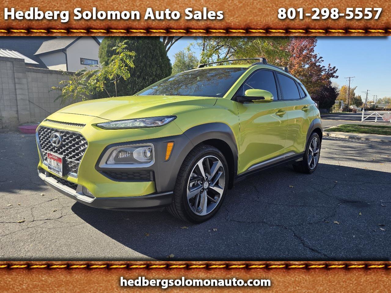 Used 2020 Hyundai Kona Limited w/ Cargo Package