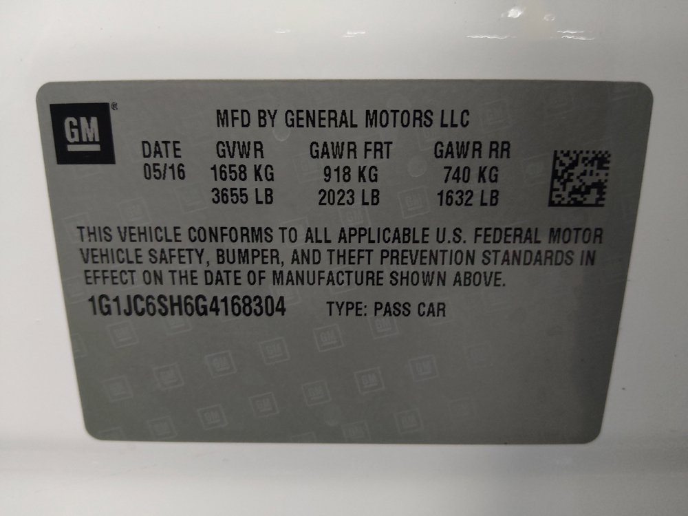 Used 2016 Chevrolet Sonic LT FWD image 33